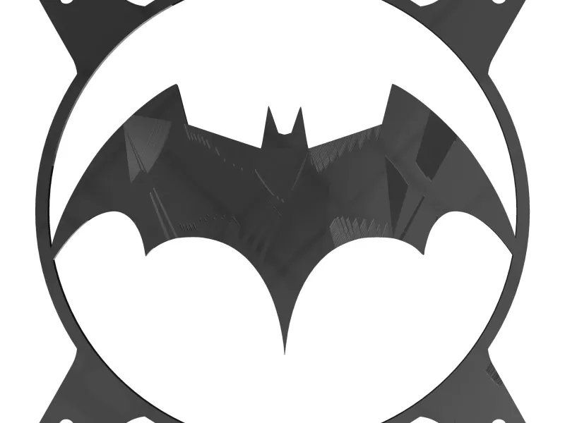 Batman BATARANG - Benutzerdefinierte 120-mm-Lüftergitter-Abdeckplatte