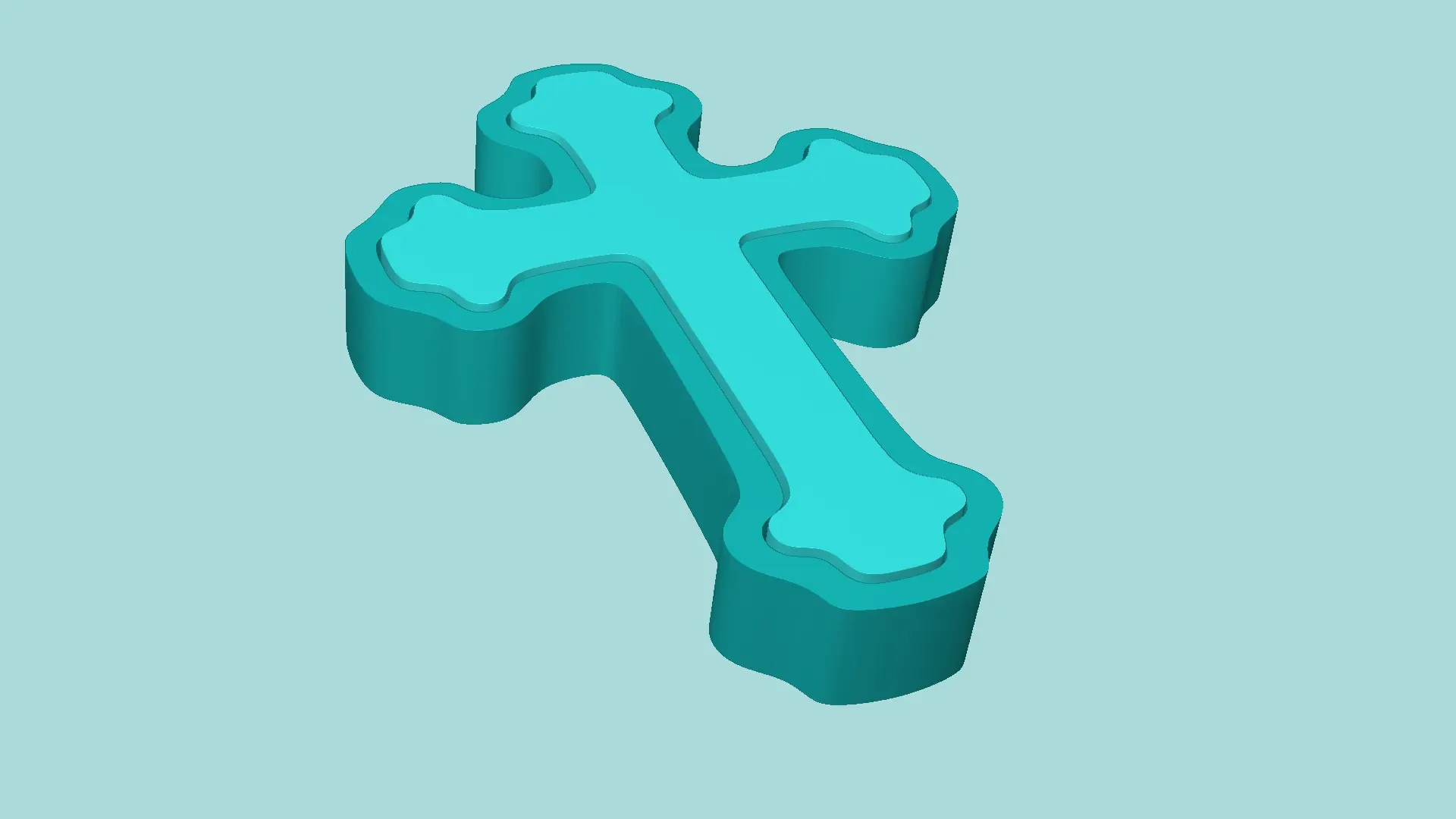 Holy Cross Mold - Silicon Maker - Template