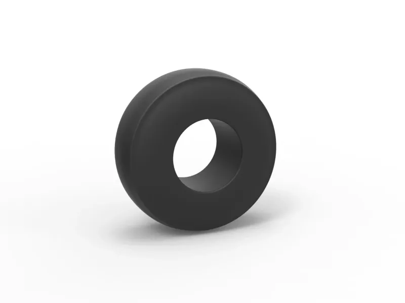 Dragster rear tire at speed Scale 1:25