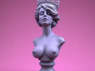CHESS KING NUDE