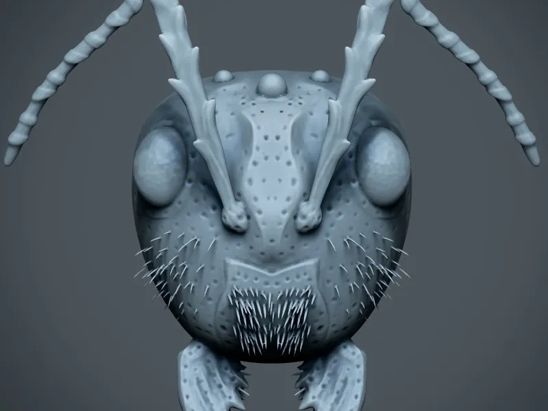 Ant God Mask STL