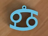 Zodiac Cancer Keychain-0
