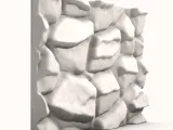 Stacked Fieldstone Retaining Wall-1