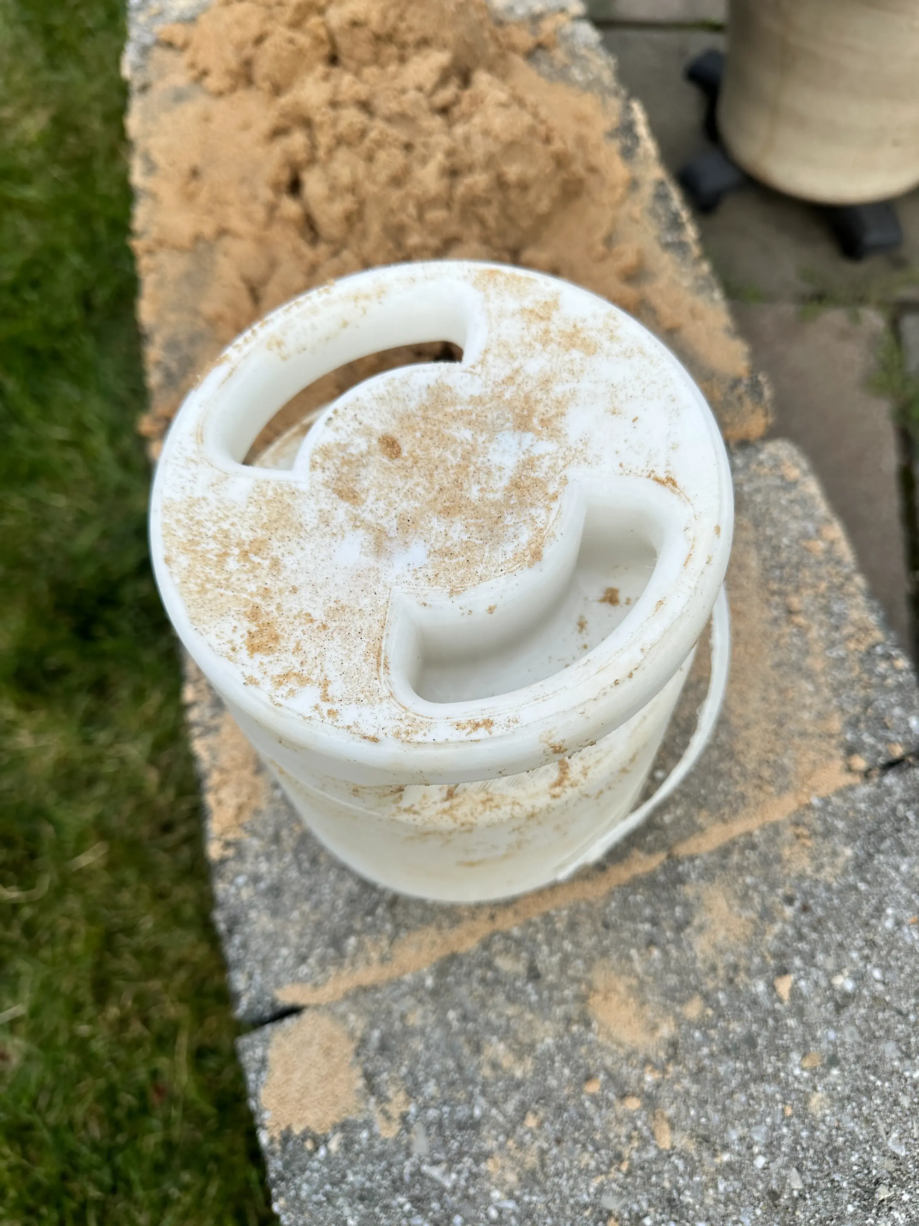 Perfect sand castle bucket