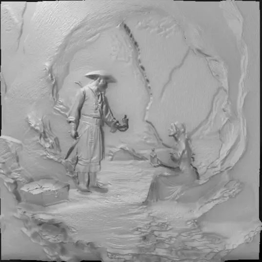 pirates meeting mermaids near the coral arch