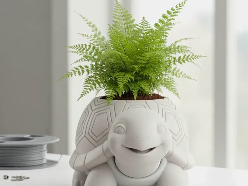 Meet Shelly, Your New Favorite 3D Printed Turtle Planter!