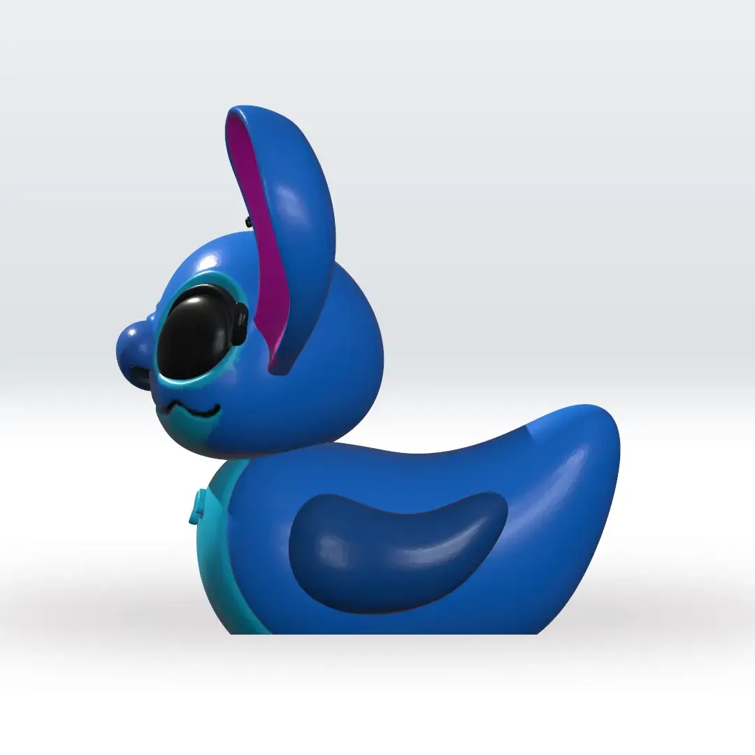 Flexi Stitch Multicolor 3D Model STL file Fanart Character
