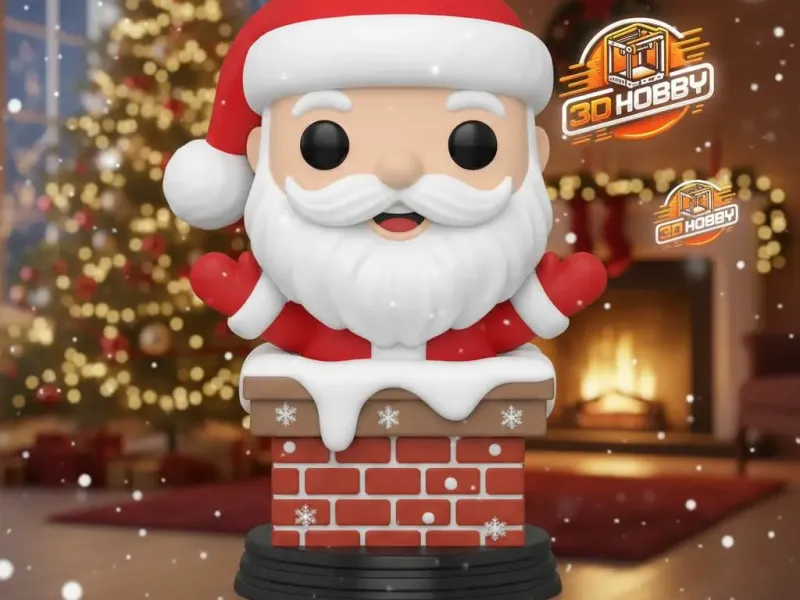 Papá Noel estilo funko