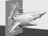 SHARK ATTACK WALL DECO-3