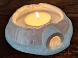 Igloo Tealight Candle Holder-2