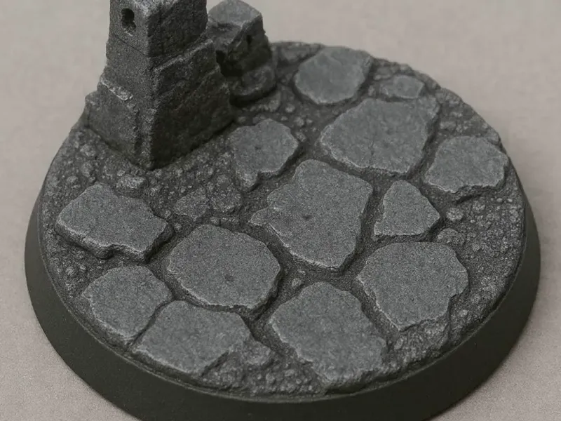 Socles miniatures imprimables en 3D Warhammer, Wargaming Stonescape