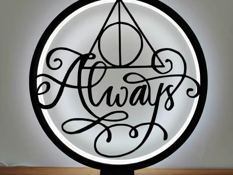✨🔮 ALWAYS RING LAMP – DEATHLY HALLOWS
