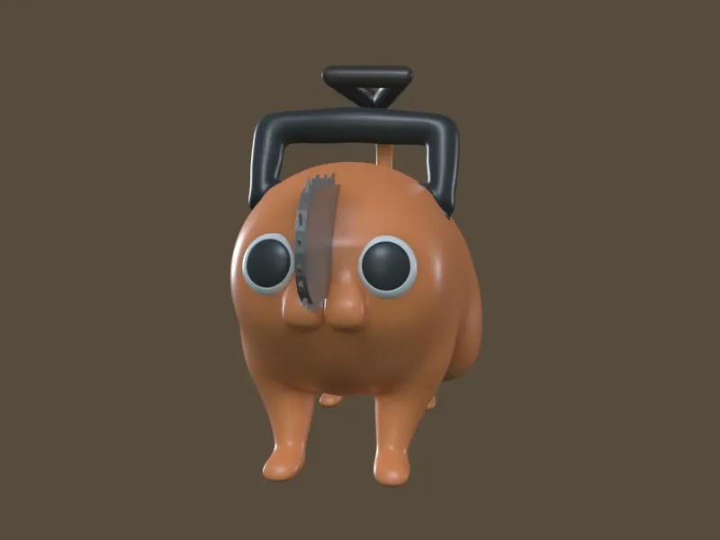 Pochita stand-alone figure from Chainsaw Man