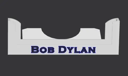 3MF COLOR Audio CD stand, holder Bob Dylan