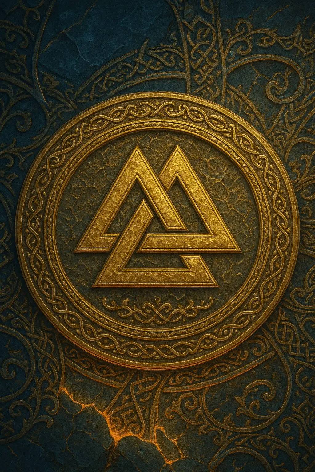 Badges & Coins STL Download - a Rune Valknútr, Valknut, Валькнутby ...