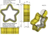 STAR Bread/ Sandwich Cutter and Sealer/ Cookies-6