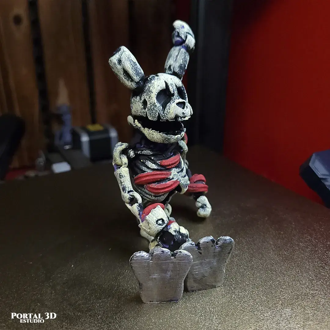 springtrap skeleton / PRINT-IN-PLACE WITHOUT SUPPORT