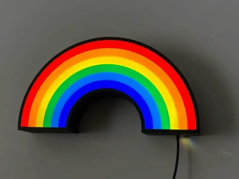 Seven color Rainbow Light Box