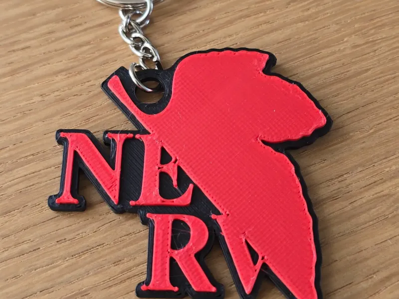 NERV Schlüsselanhänger Neon Genesis Evangelion v2