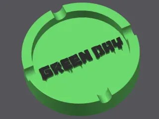 ASHTRAY GREEN DAY