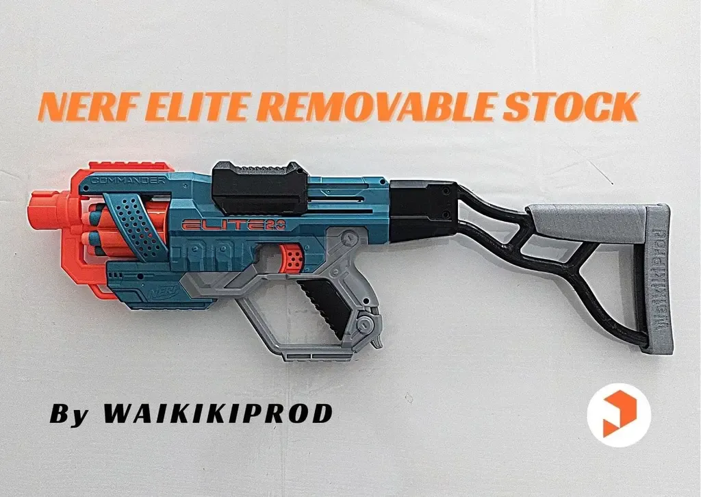 Nerf Elite Removable Stock