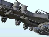 Aeolus spaceship 3 - sci-fi science fiction future 40k legio-4