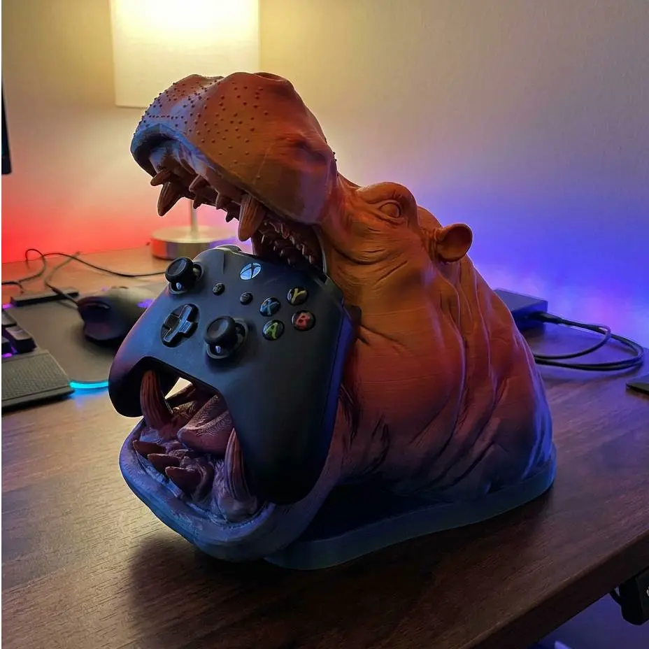 Hippo Head Controller Stand | Universal Gaming Remote Holder