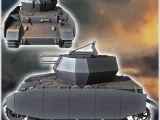 Flakpanzer IV AA Wirbelwind - miniatures tank ww2 flames war-4