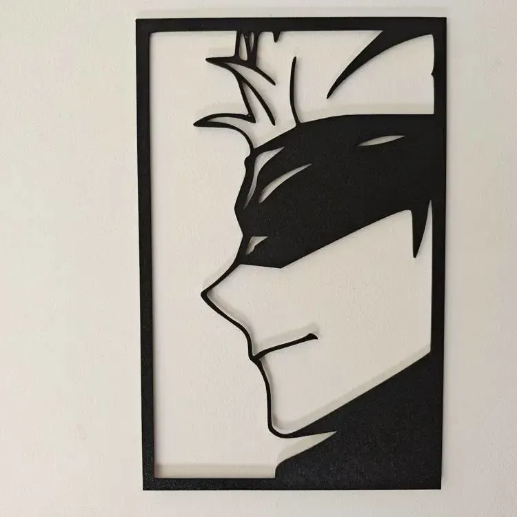 Gojo Silhouette – Arte mural Jujutsu Kaisen