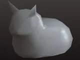 Low poly cat-0