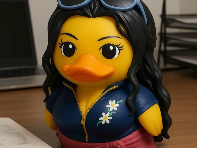 Rubber Duck - Nico robin One piece - 3d print