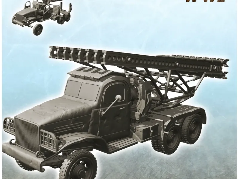 BM-13 Katioucha - Rusia URSS WW2 Flames of War Bolt Action