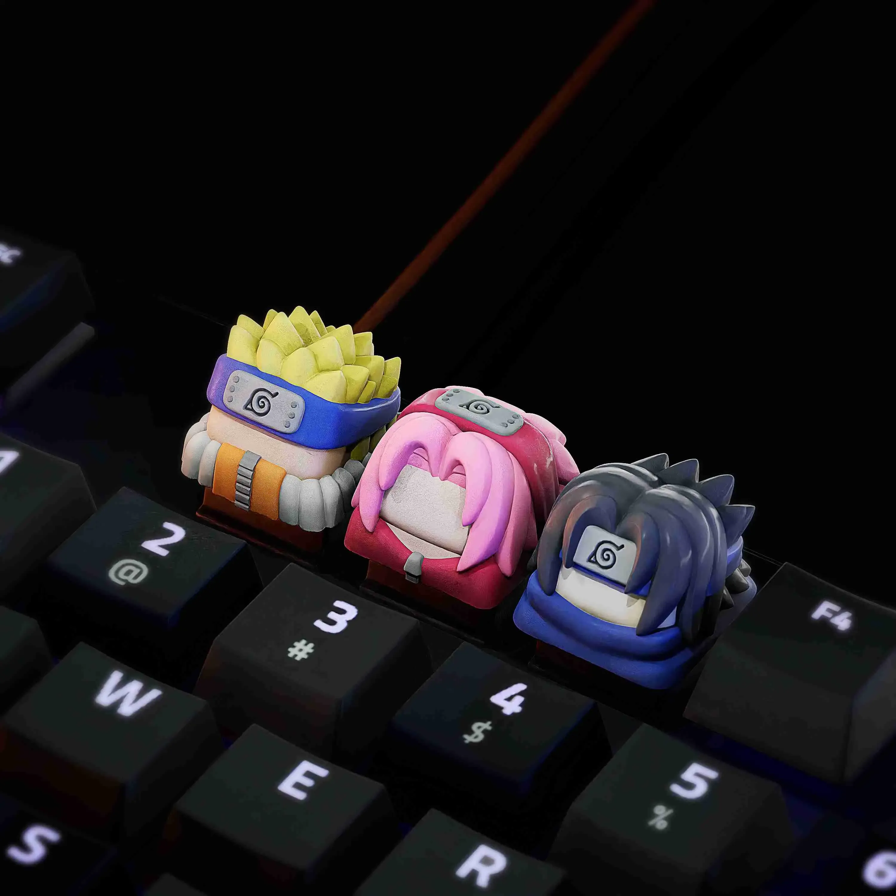 Naruto Starters Keycaps - Mechanical Keyboard