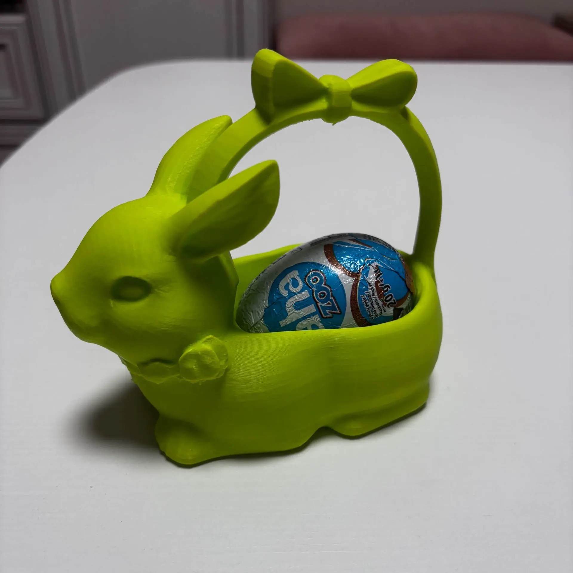 Easter bunny egg basket