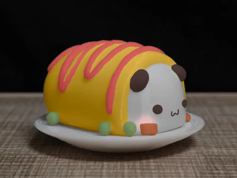 Couple Bear-Omelette_rice_egg_Yier