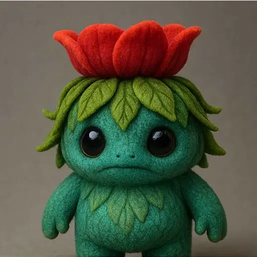 Characters & Creatures STL Download - Flower Manby CaganiBro