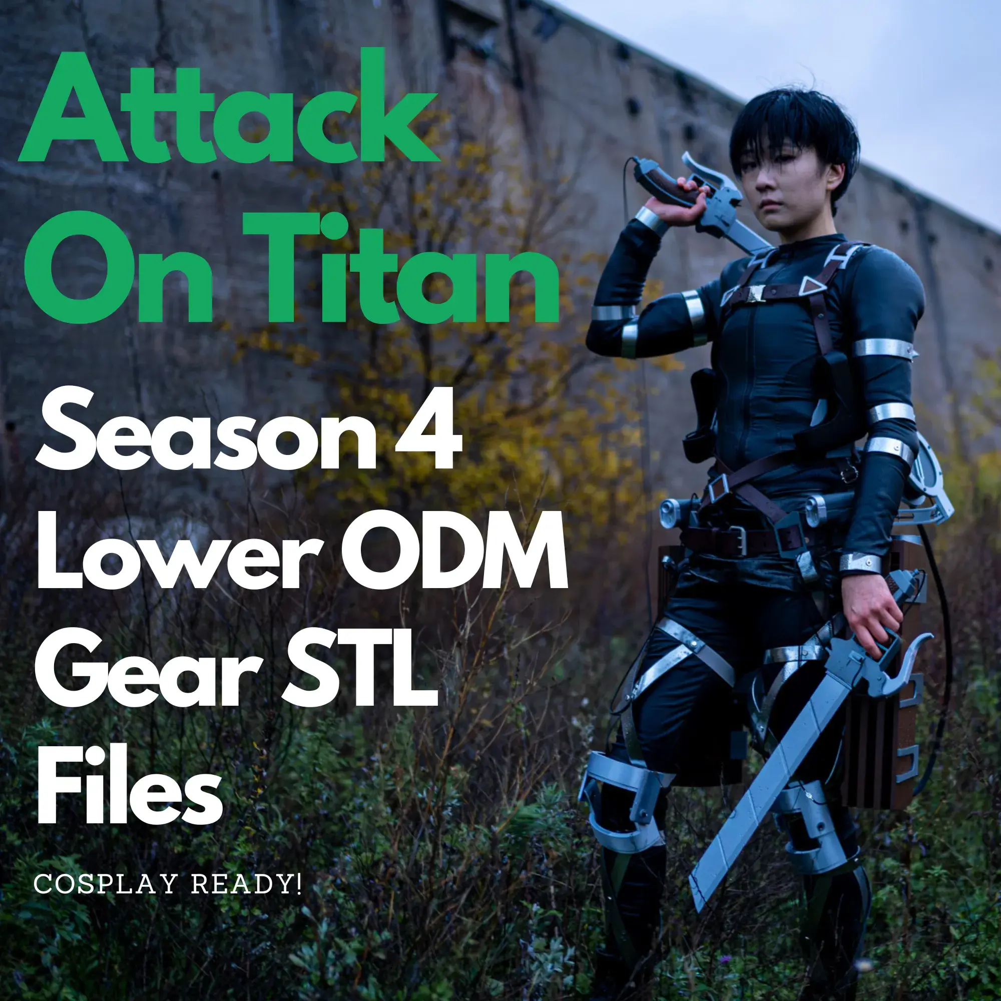 Attack on Titan Levi ODM 3D Maneuver Gear Season 4 3DMG