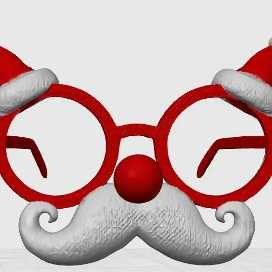 GAFAS PAPA NOEL CON DOS GORROS NAVIDAD
