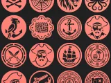 Pirate Icons CNC SVG STL Pack 16 Designs-3