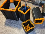 Modular Tool Organizer - Expandable Interlocking Storage Bin-0