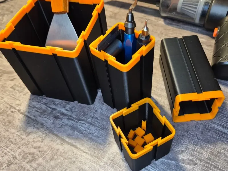 Modularer Werkzeugorganisator - Erweiterbarer, ineinandergreifender Aufbewahrungsbehälter