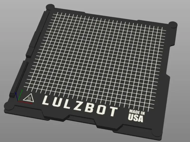 سرير الطباعة Lulzbot لولزبوت لسرير الطباعة PrusaSlicer