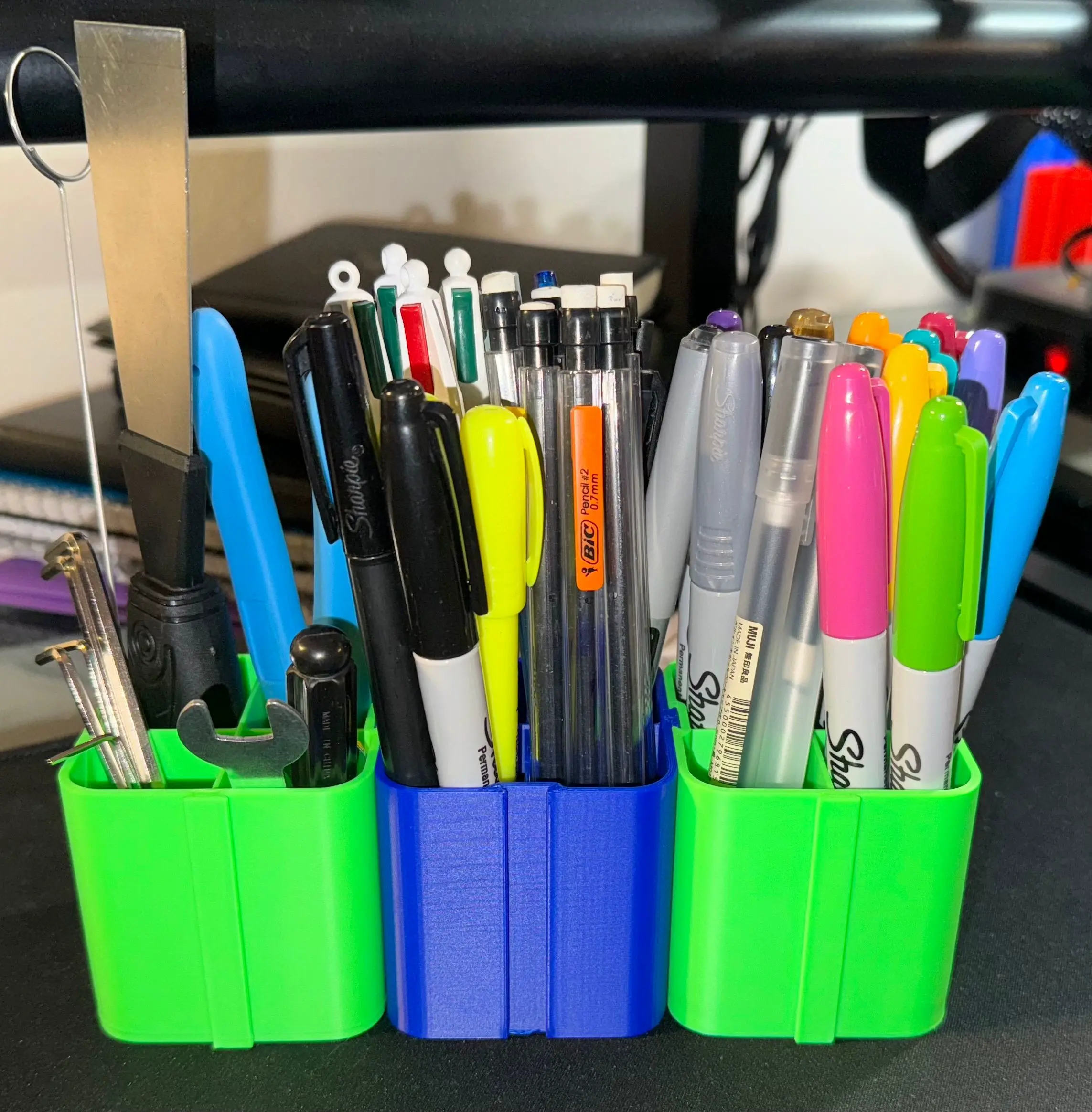 Portapenne scorrevoli - Set di organizer da scrivania