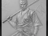 samurai with stick-0
