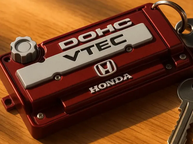 Vtec Engine Valve Cover Keychain