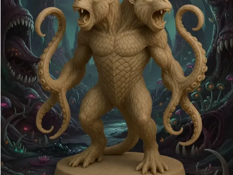 DnD Demogorgon miniature (5cm)
