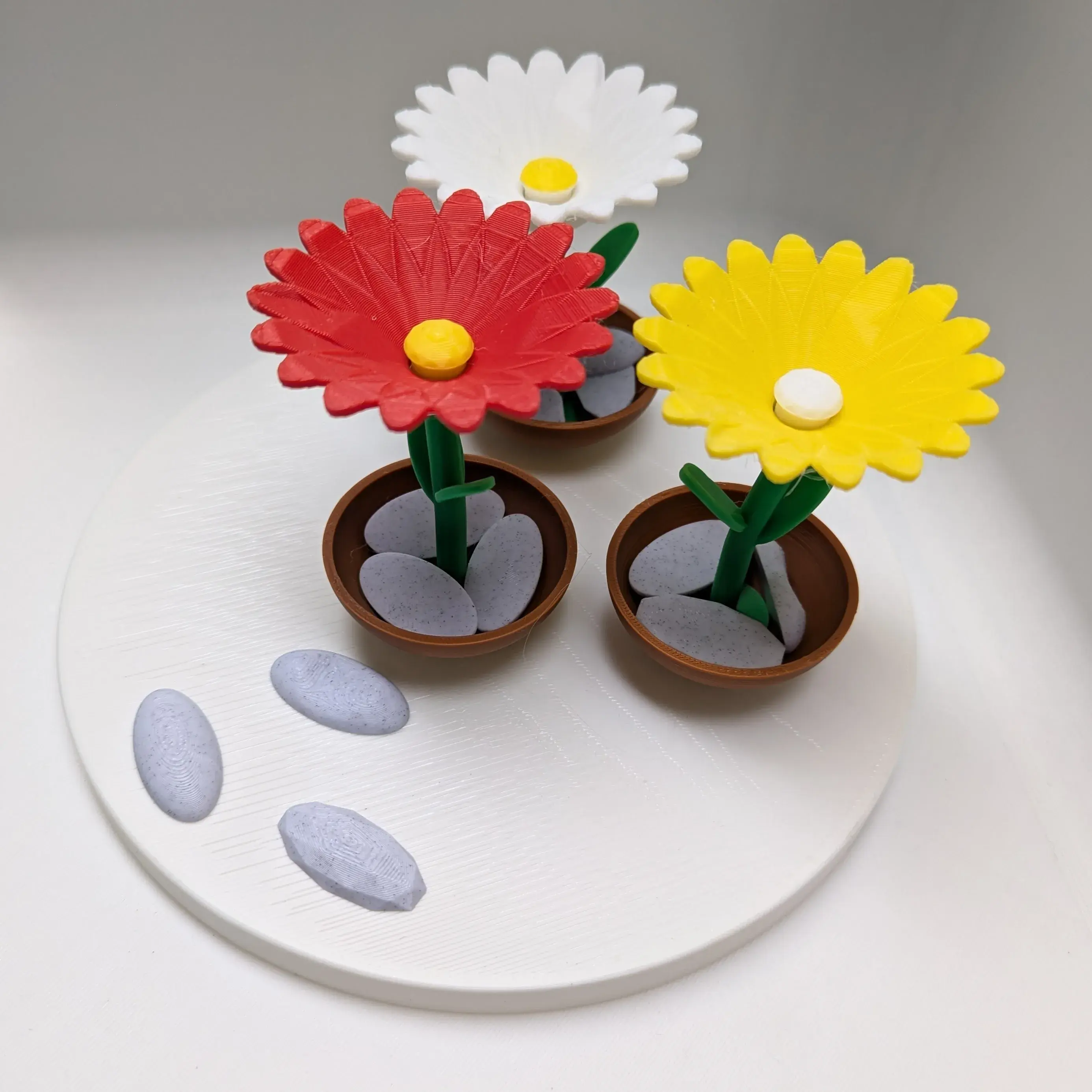Flower Fidget Spinner and Sensory Stones