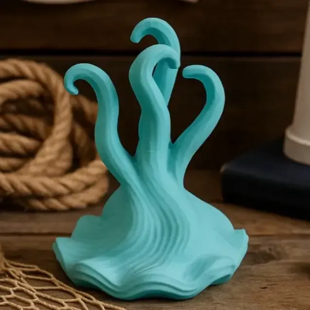 Aqua Tentacle Jewelry Holder – Ocean-Themed Decor