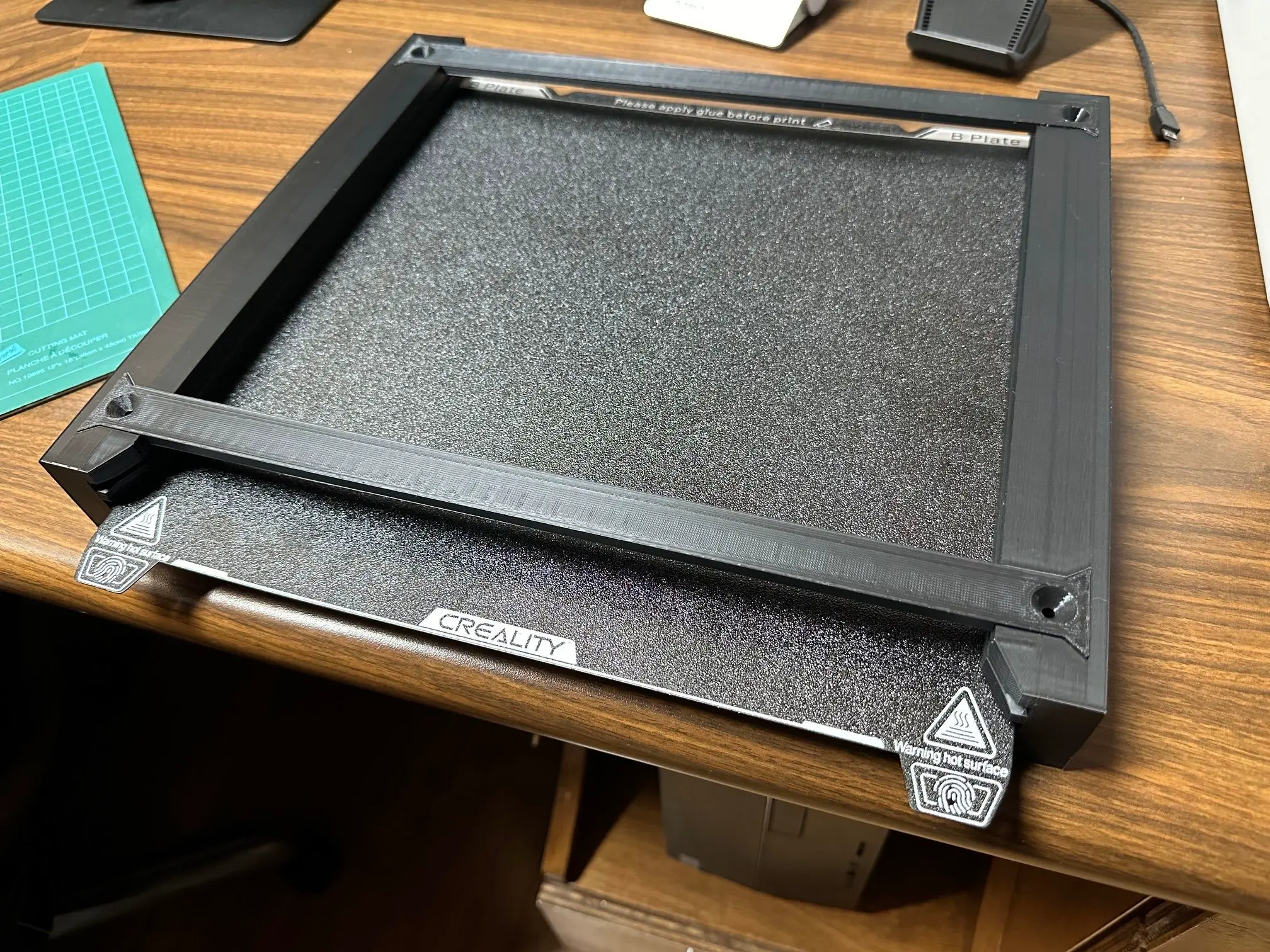 K1 Max Under Table Build Plate Rack