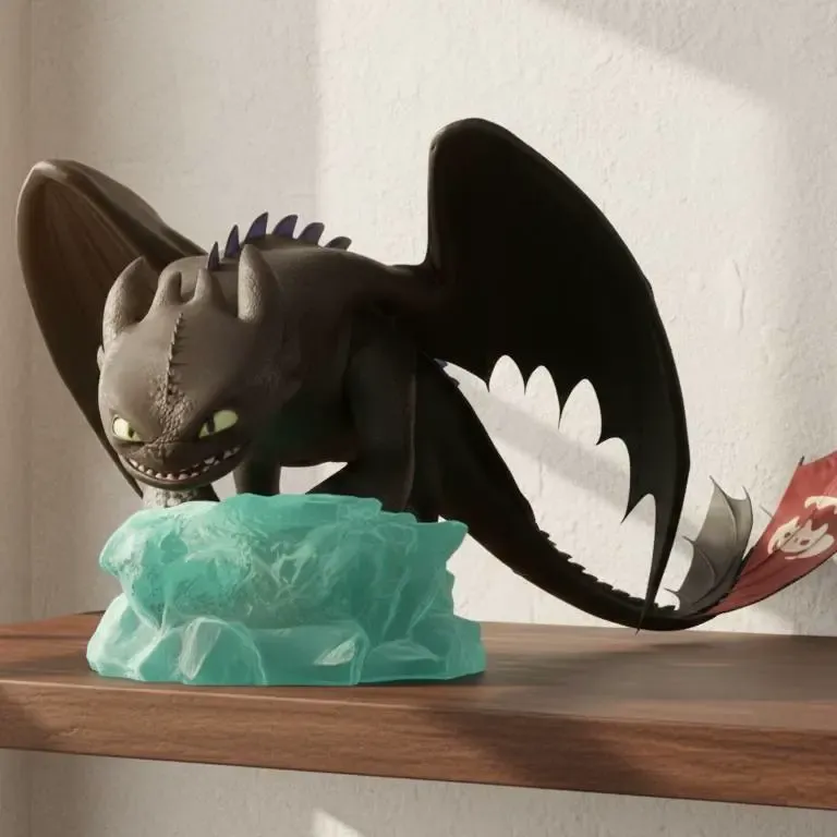 Toothless 3d Figure